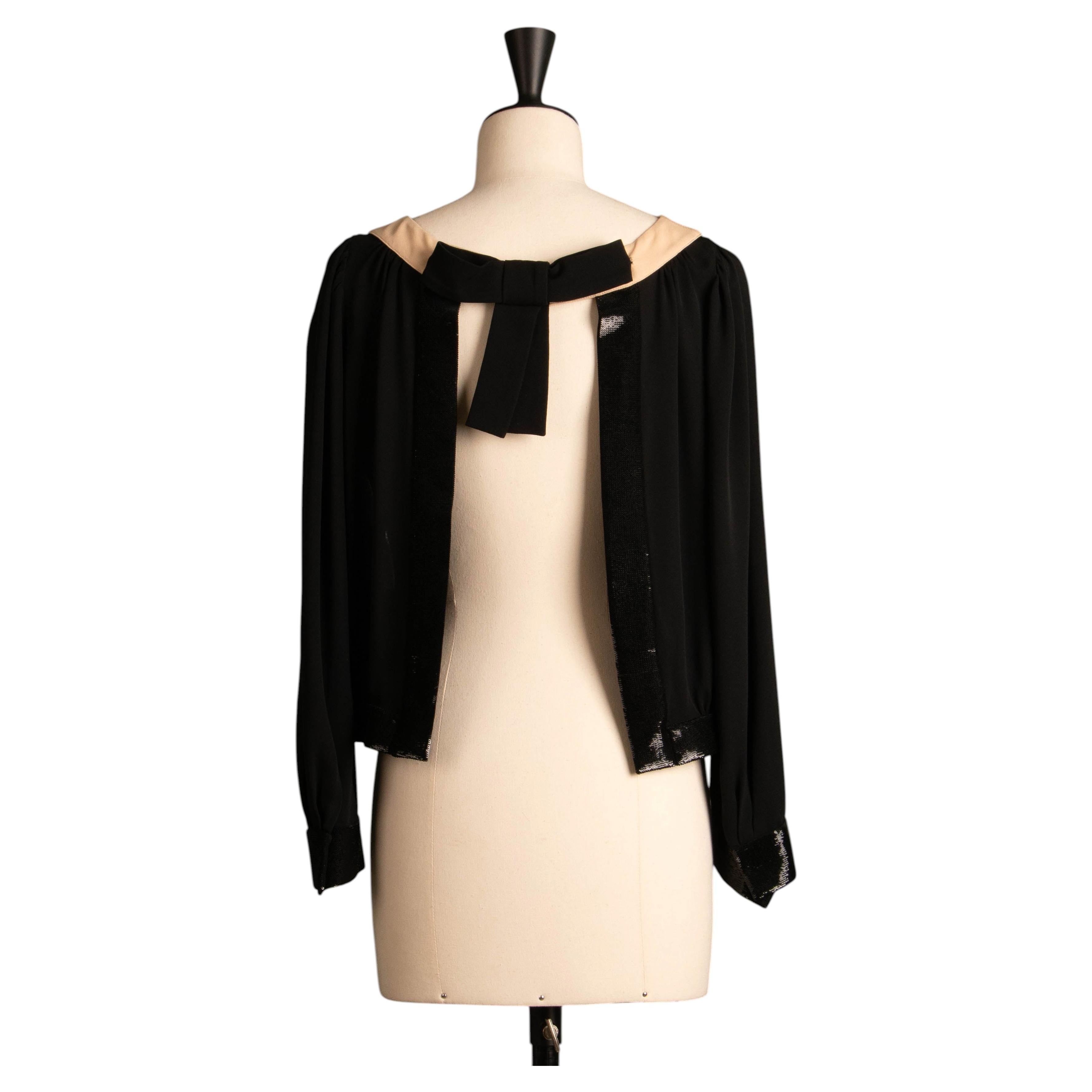 Pre-owned Dior Christian "portofino" Blouse By Bill Gaytten, Cruise 2012 Collection In Beige