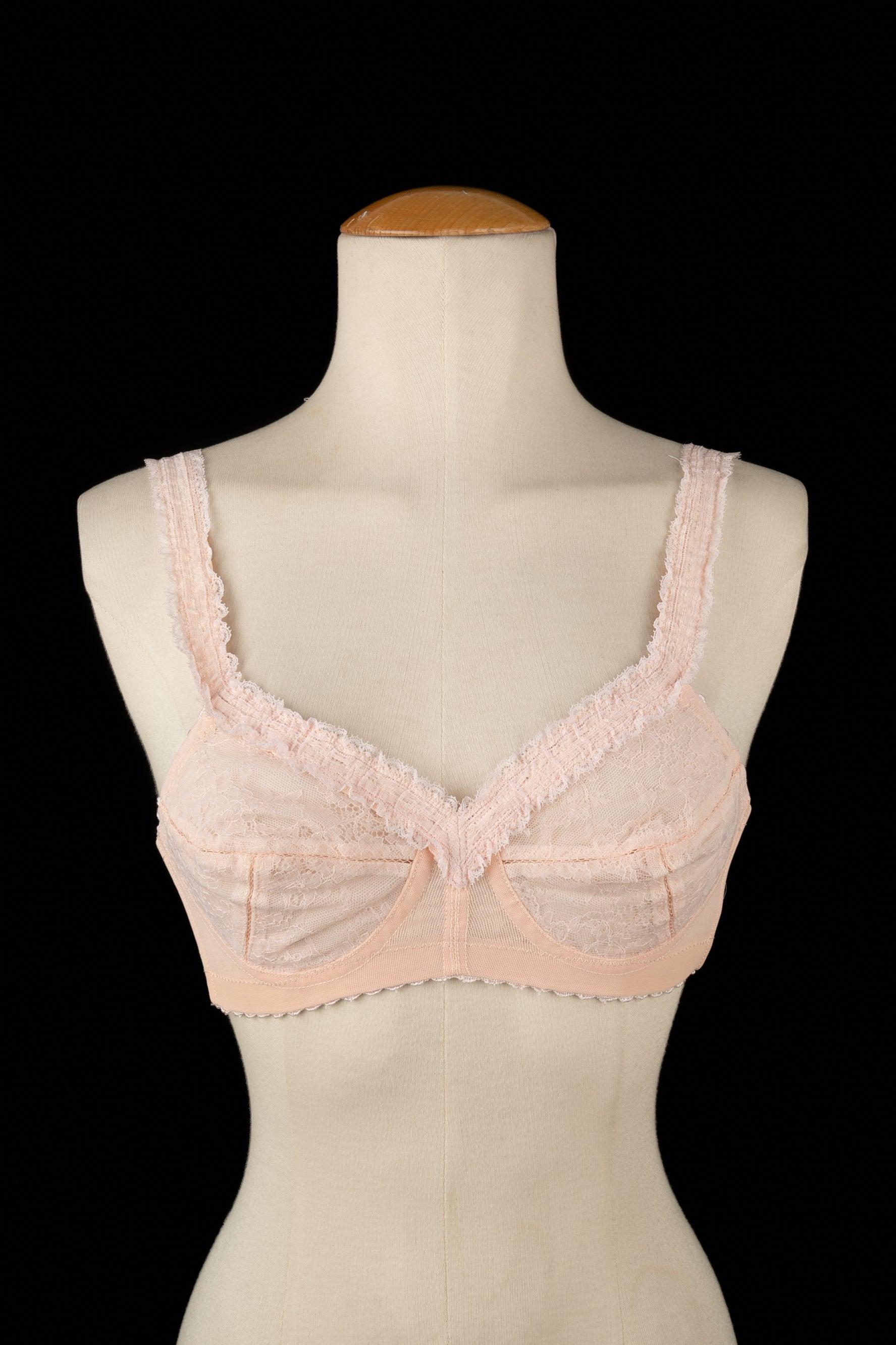 Christian Dior Powder-pink Lace Lingerie For Sale