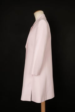 Christian Dior Powder Pink Silk and Cotton Coat