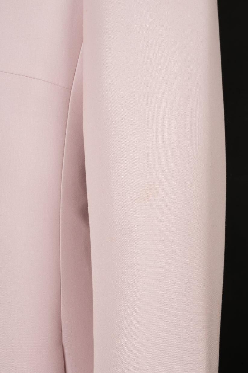 Christian Dior Powder Pink Silk and Cotton Coat For Sale 1