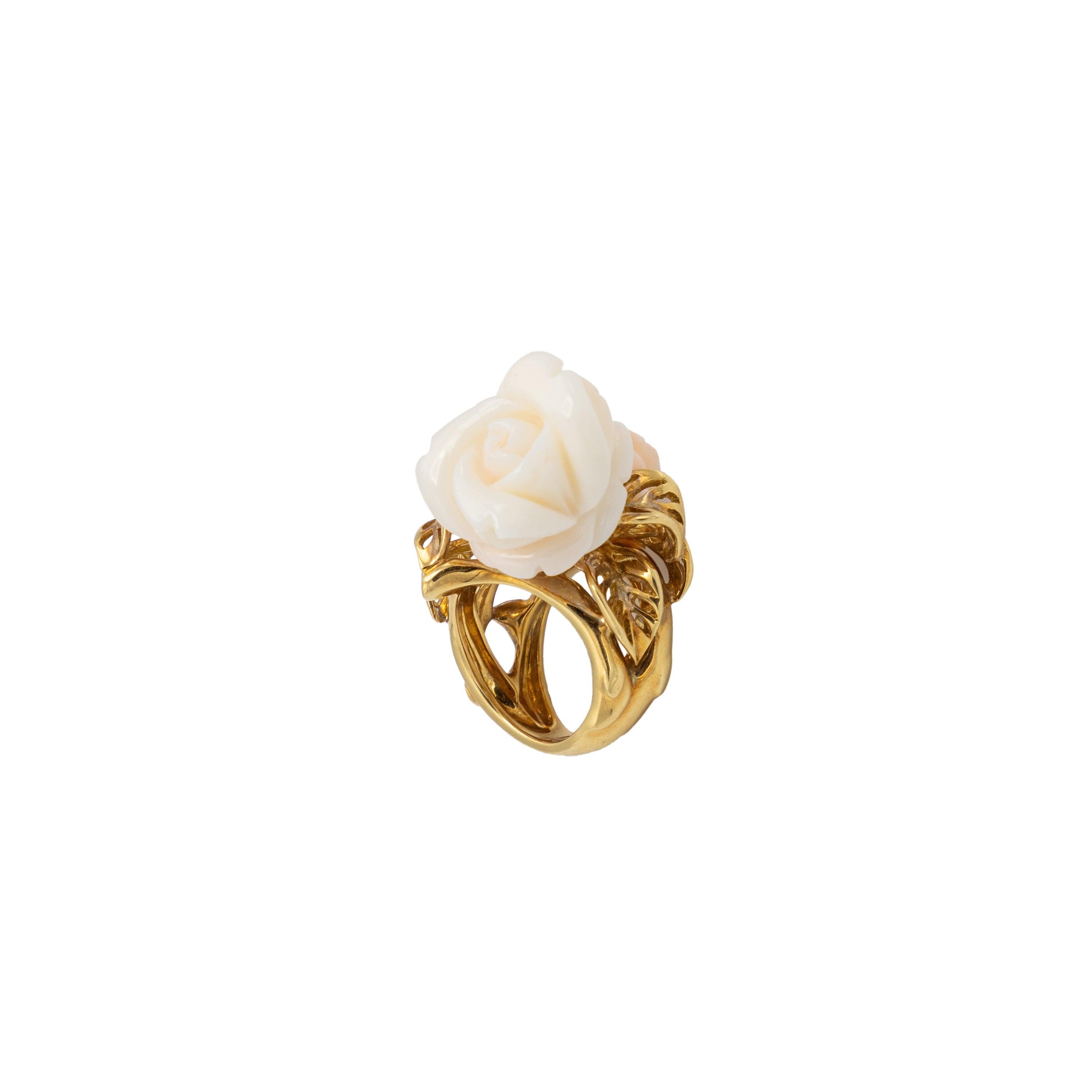 Christian Dior Pré Catelan Sapphire Rose Ring - '10s For Sale 2