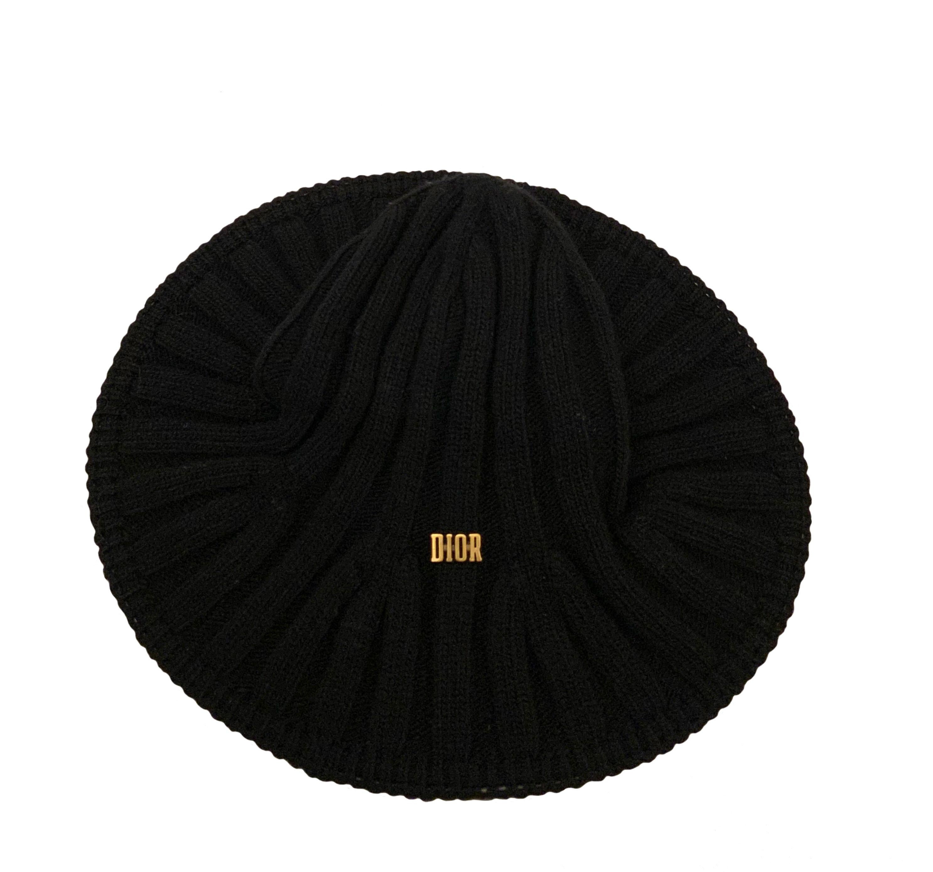 Christian Dior Pre-Fall 2019 Arty Heather Knit Tulip Hat In Excellent Condition In Geneva, CH