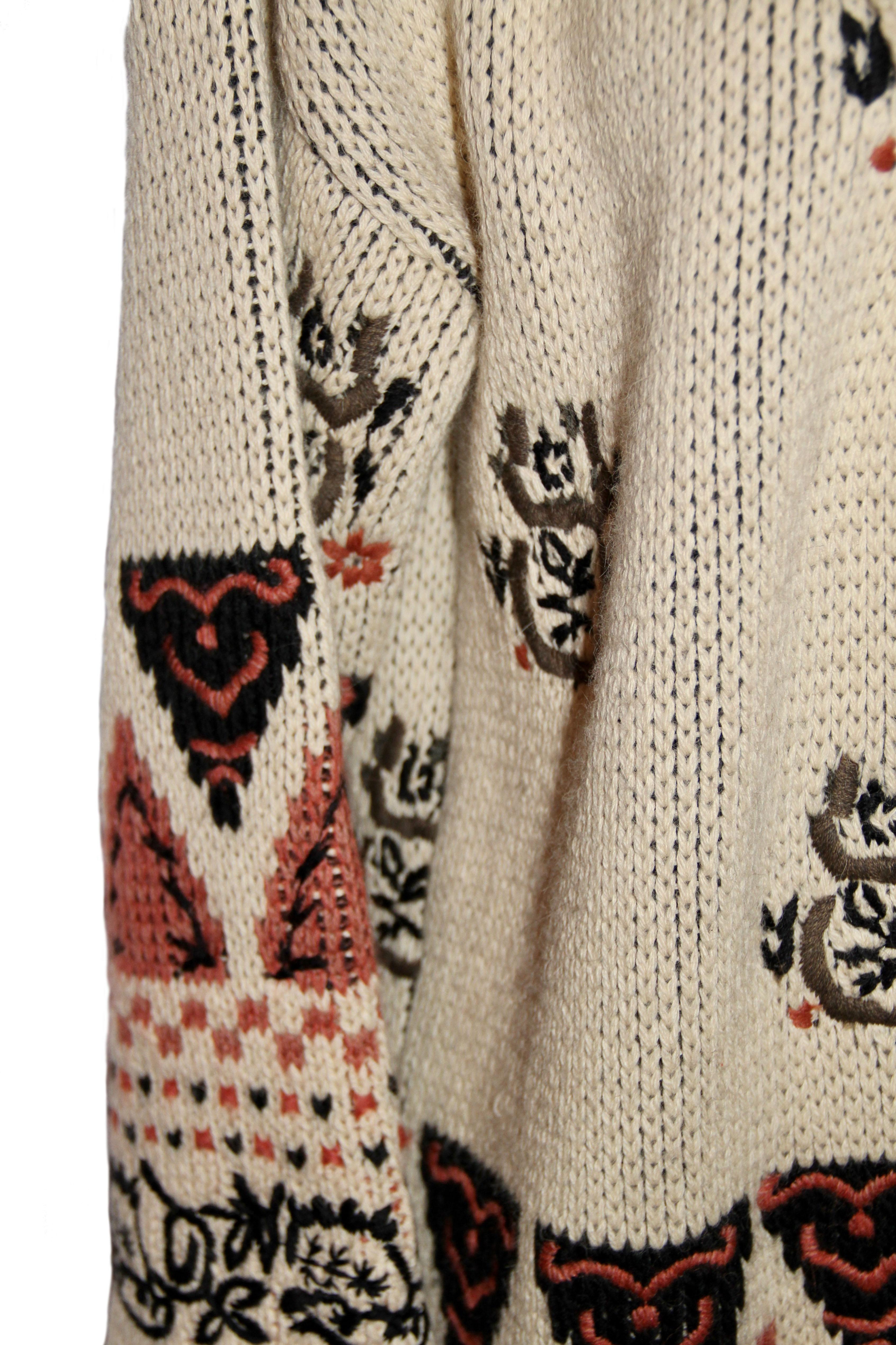 Christian Dior Pre Fall 2019 Cream Knit Cardigan In Excellent Condition In Geneva, CH