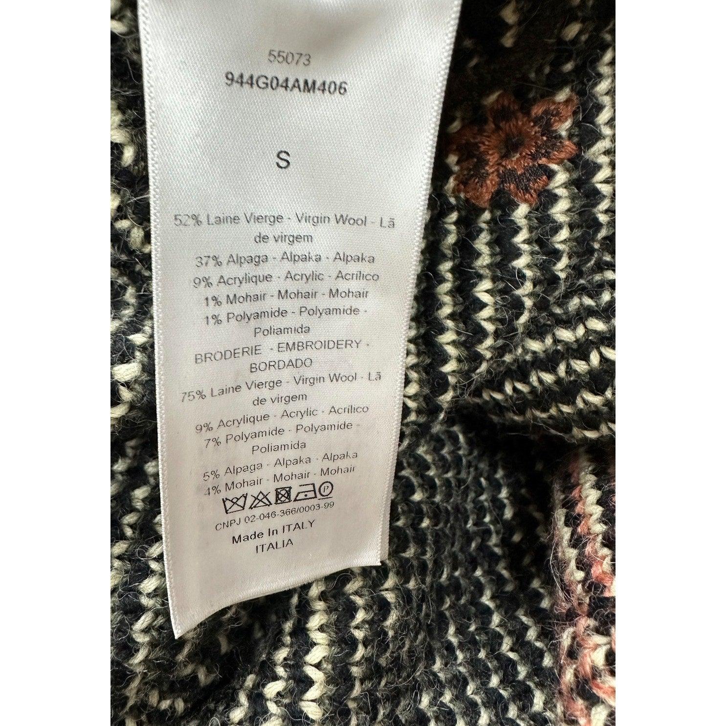 Christian Dior Pre Fall 2019 Cardigan en maille crème Taille S Pour femmes en vente