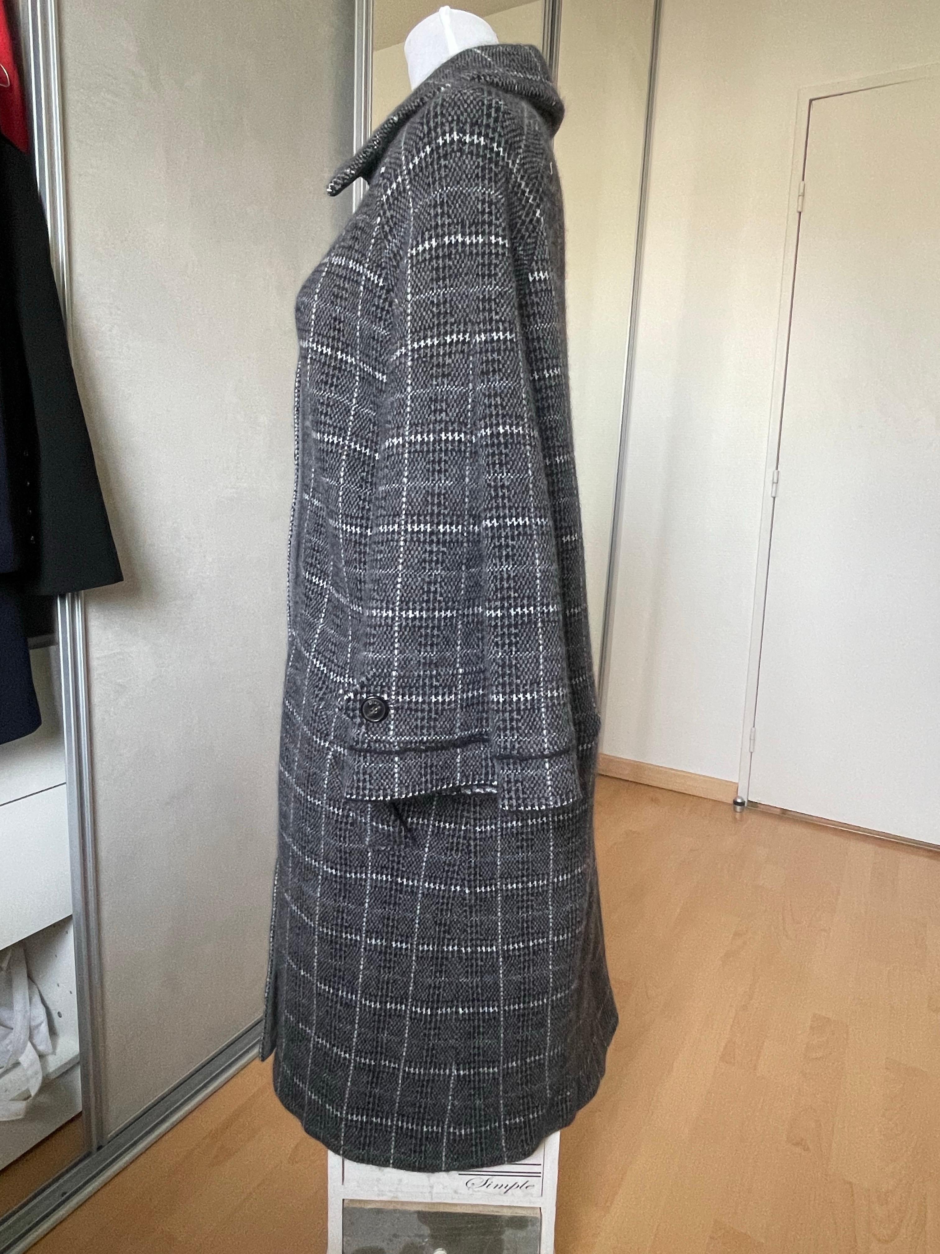 CHRISTIAN DIOR. Prince of Wales coat en venta 1