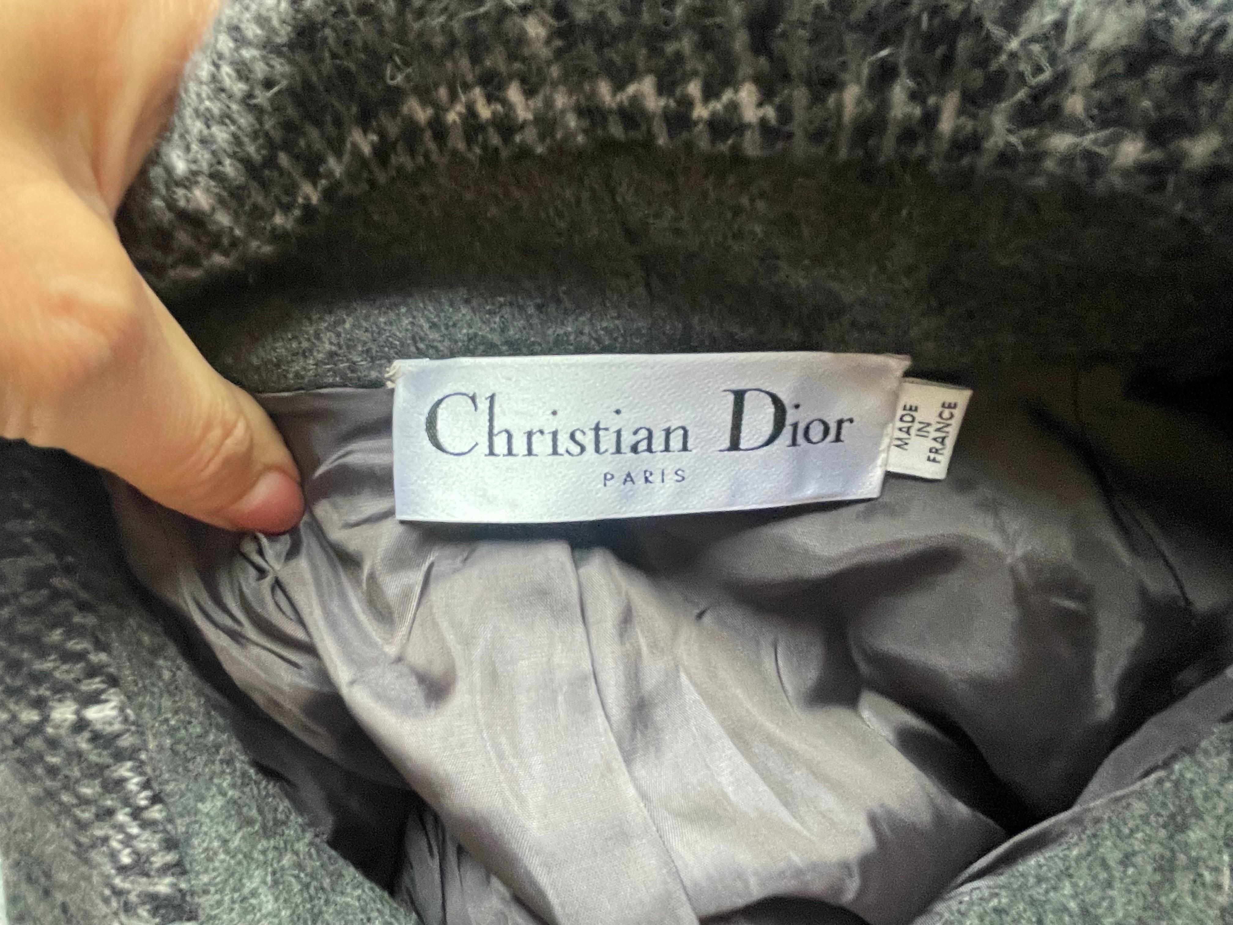CHRISTIAN DIOR. Prince of Wales coat en venta 3