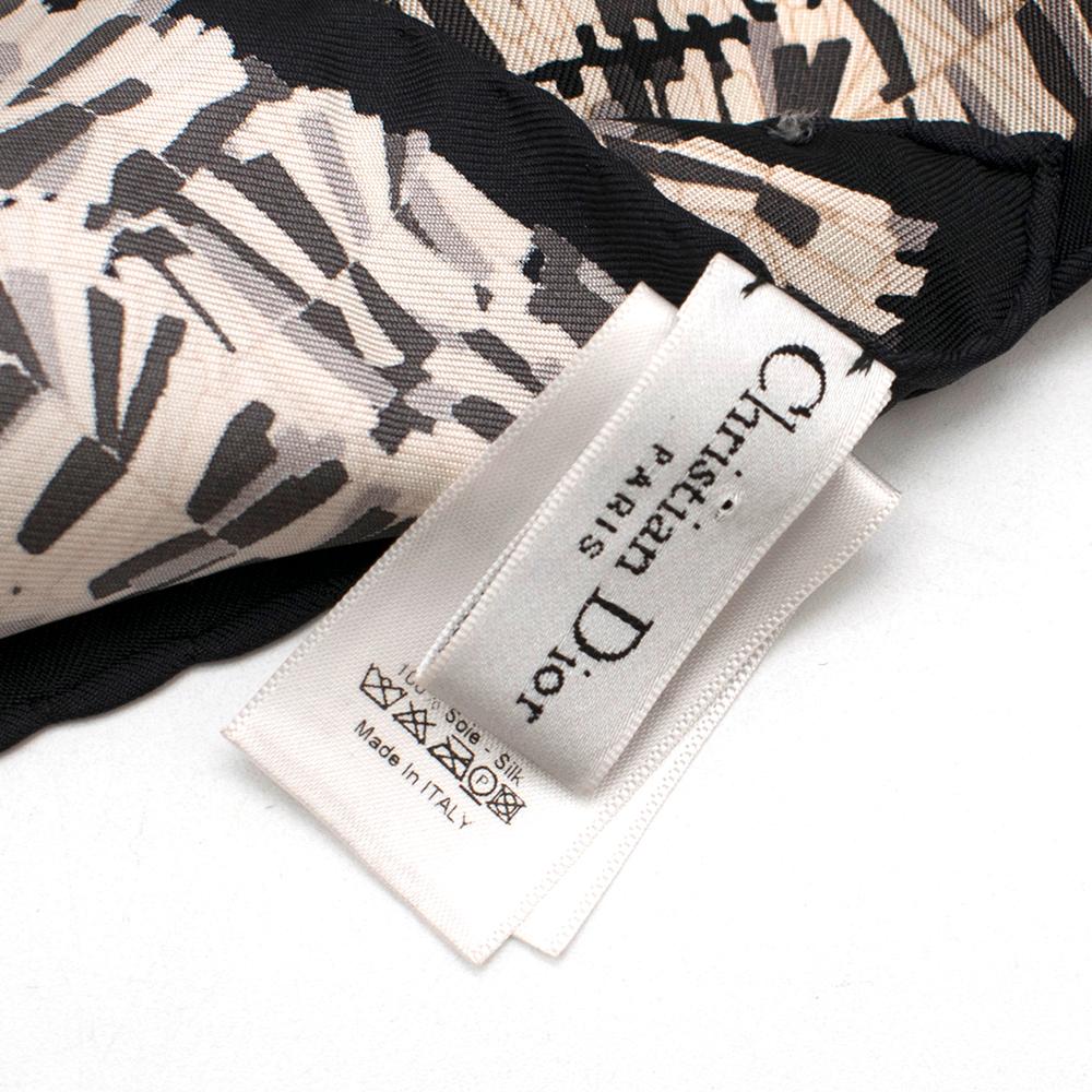 Women's Christian Dior Printed Silk Scarf 