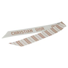 Used Christian Dior Printed Silk Twill Scarf