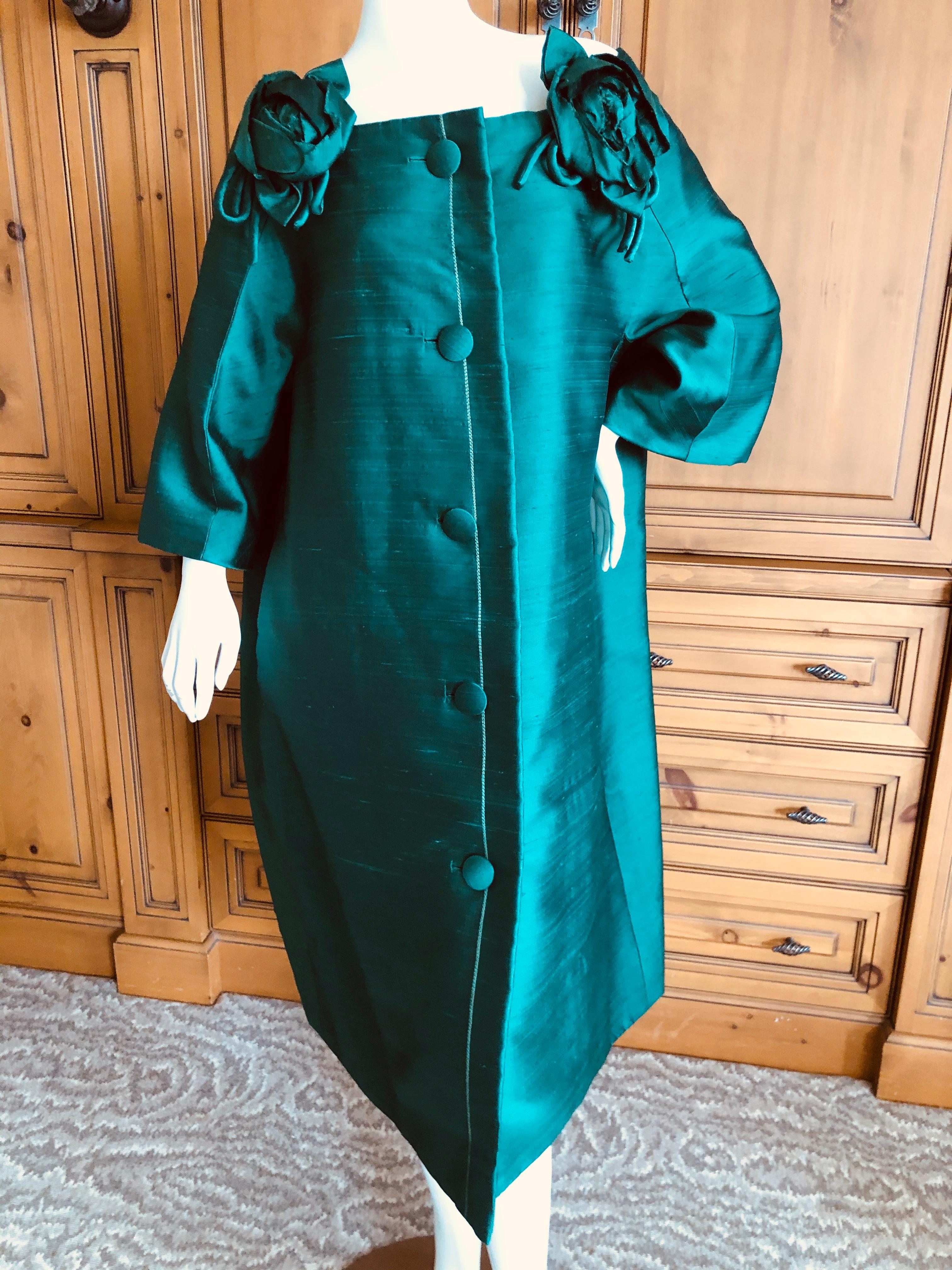 Christian Dior Printemps 1959 Numbered Haute Couture Coat by Yves Saint Laurent For Sale 12