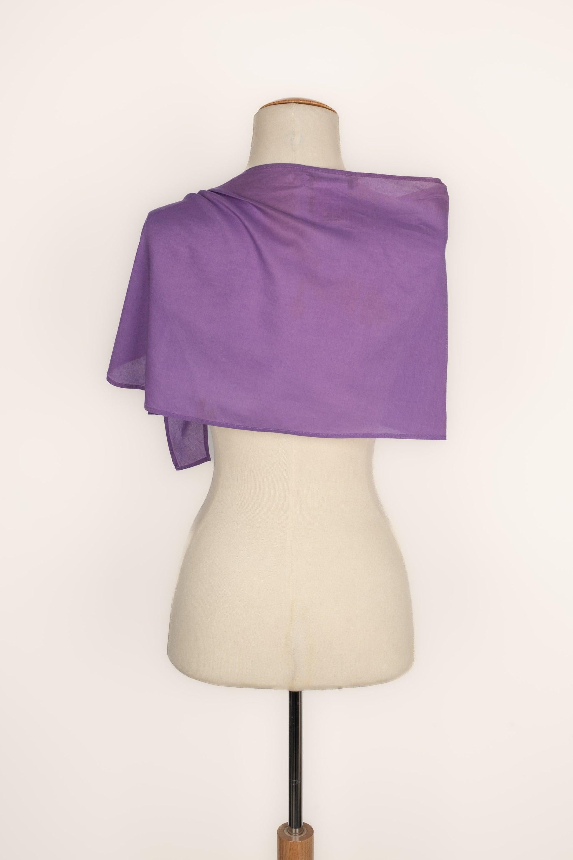 Christian Dior Purple Cotton Beach Skirt In Good Condition In SAINT-OUEN-SUR-SEINE, FR