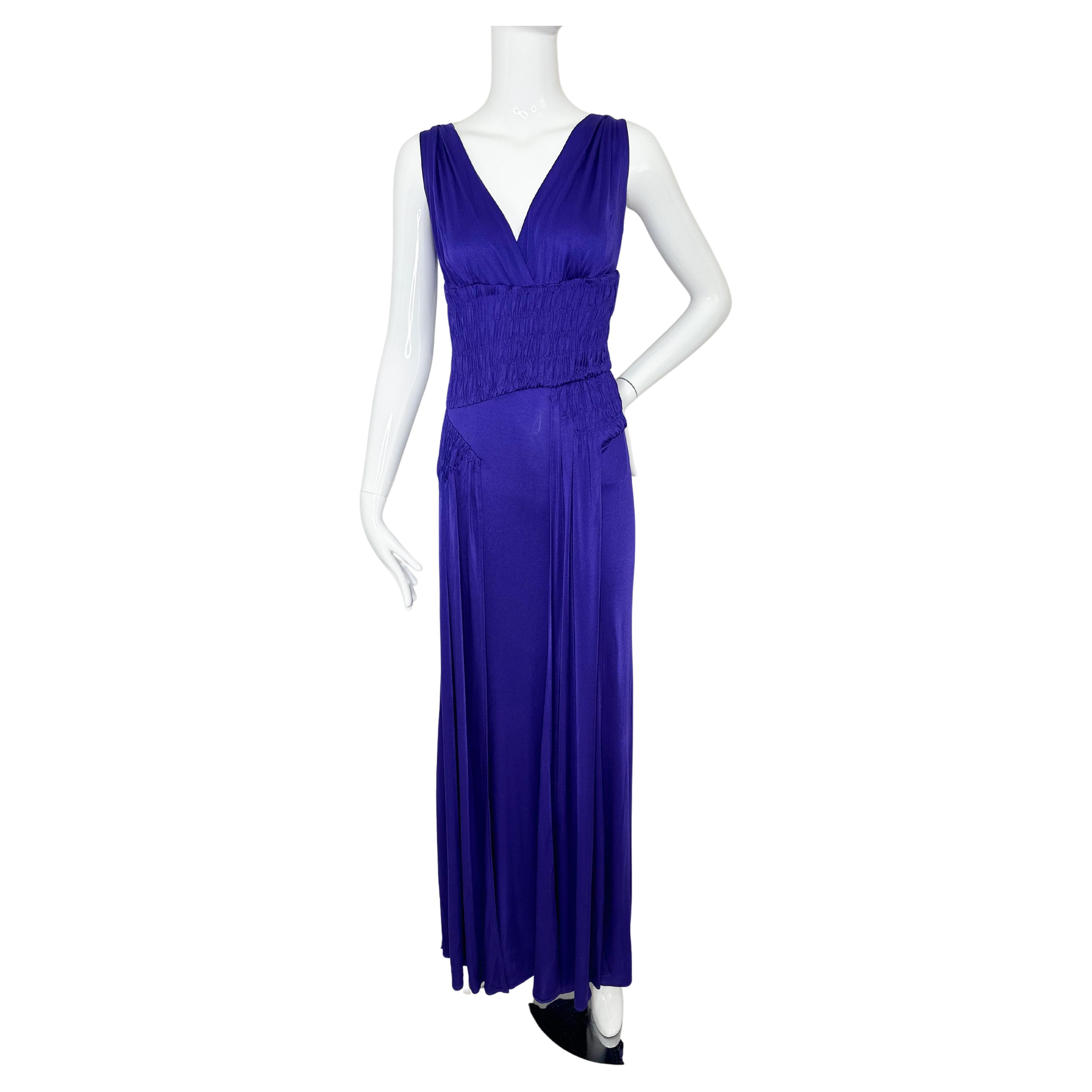Christian Dior purple gown For Sale