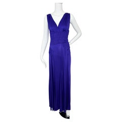 Christian Dior purple gown