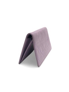 Christian Dior Purple Lambskin Leather Wallet