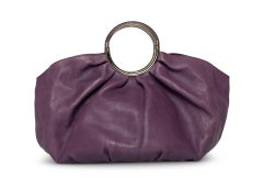 Christian Dior Purple Leather Babe Bag, 2008