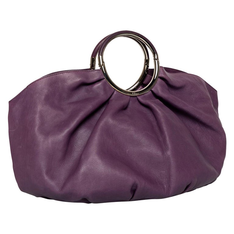 Christian Dior Purple Leather Babe Bag, 2008 For Sale at 1stDibs | dior ...