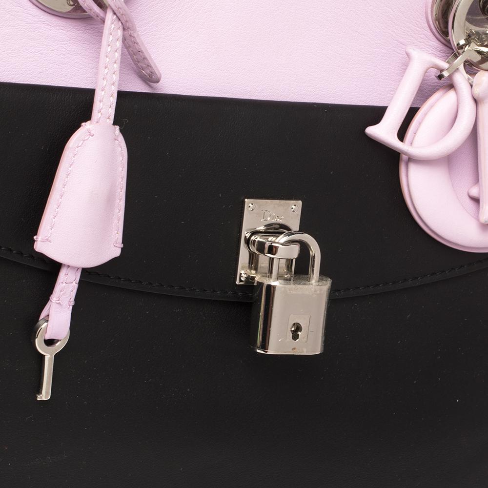 Christian Dior Purple Leather Diorissimo Pocket Tote Bag 4
