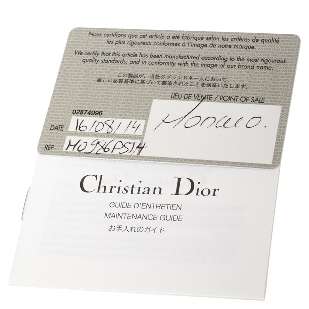 Christian Dior Purple Leather Diorissimo Pocket Tote Bag 1