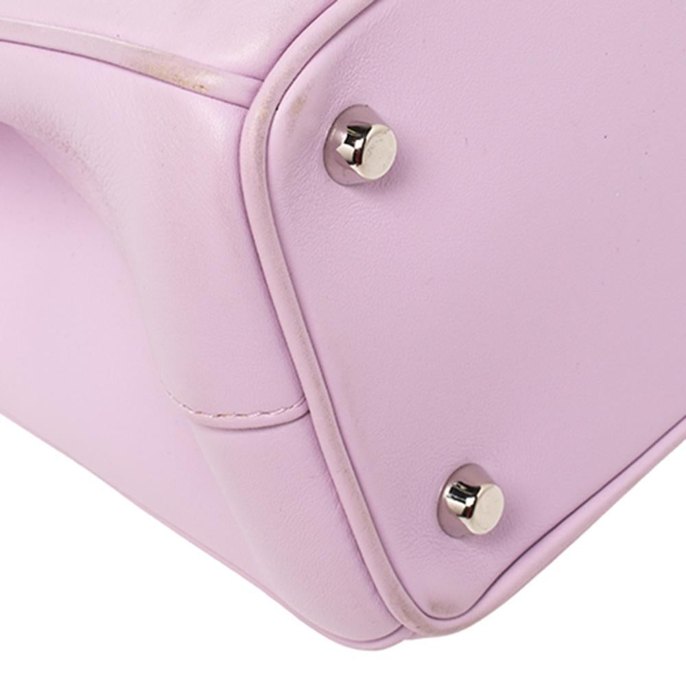 Christian Dior Purple Leather Diorissimo Pocket Tote Bag 2