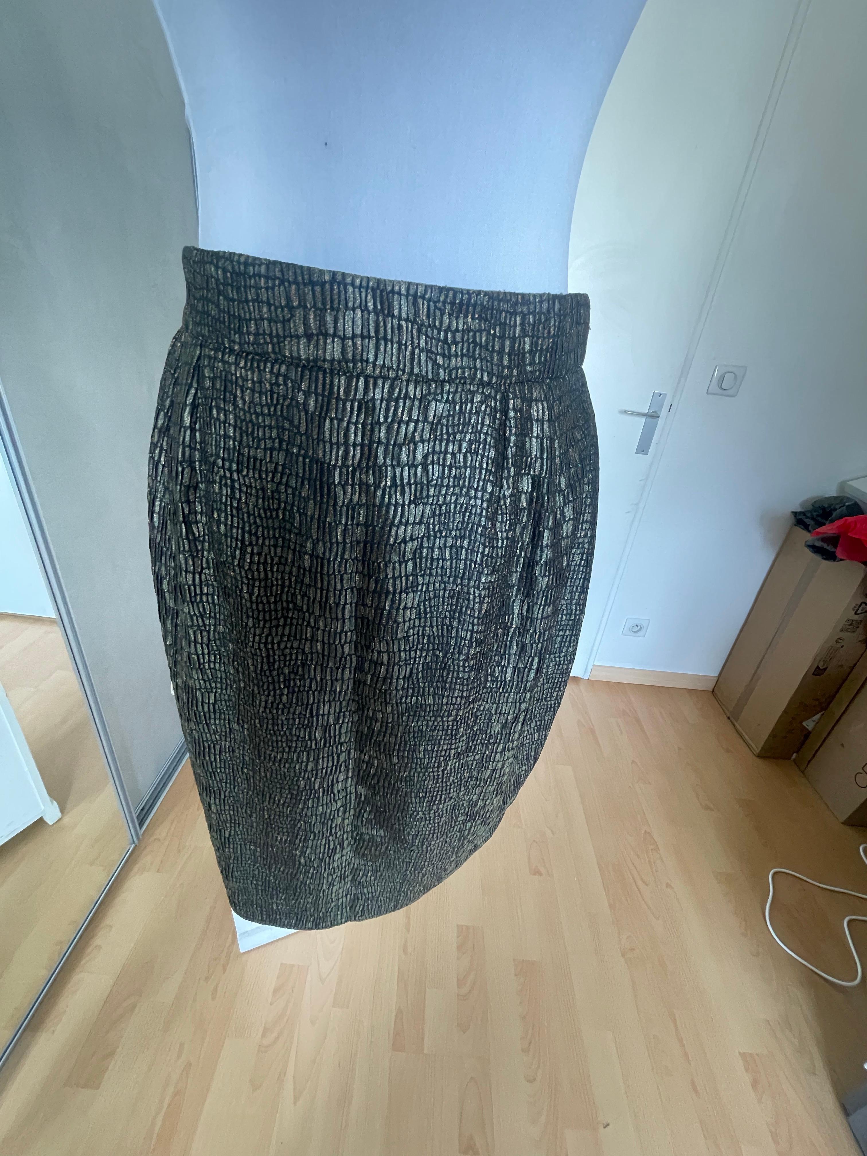 Christian Dior Abito in stile pitone e leopardo. In condizioni ottime in vendita a CACHAN, FR