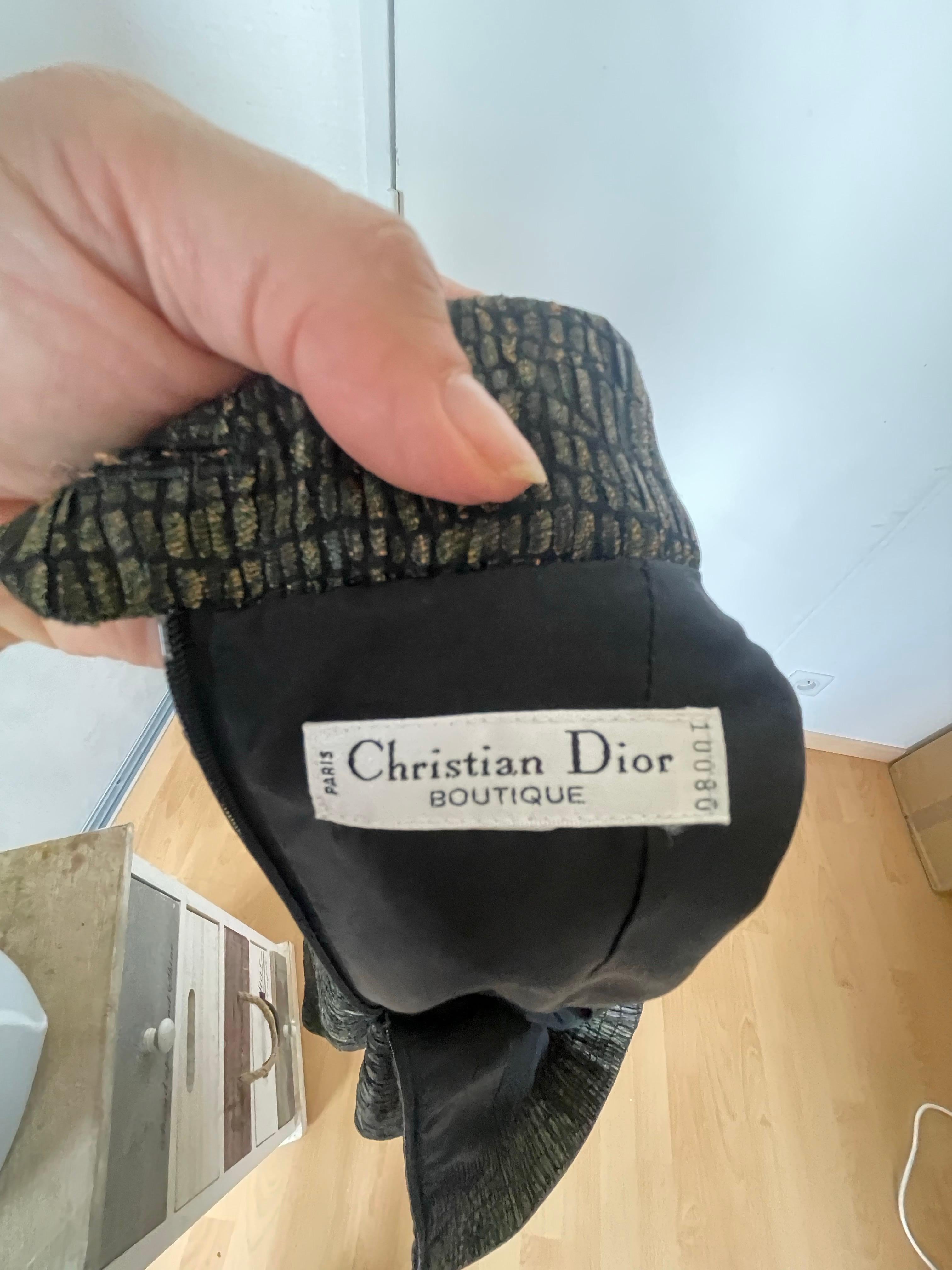 Christian Dior Abito in stile pitone e leopardo. in vendita 1