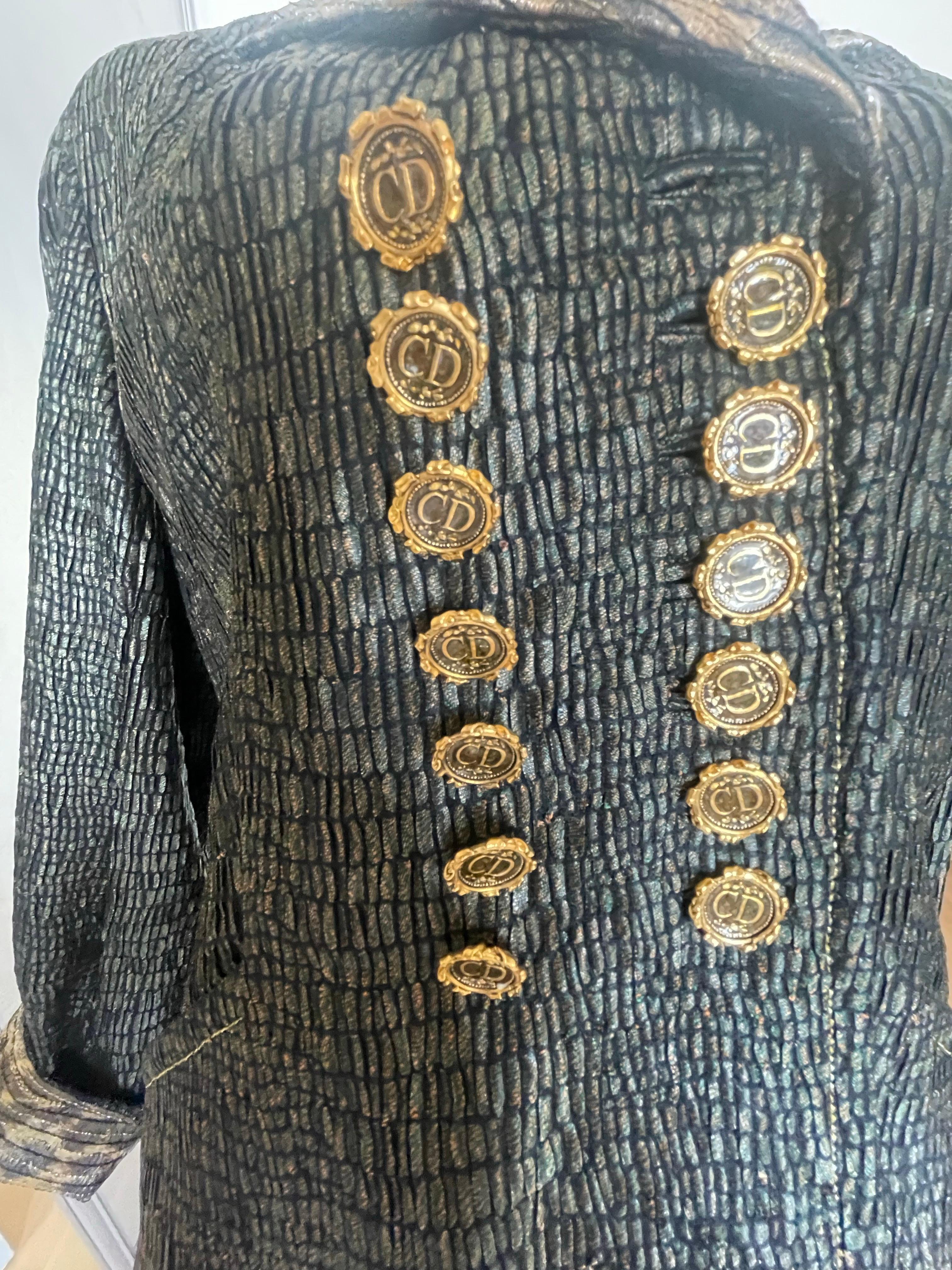 Christian Dior Abito in stile pitone e leopardo. in vendita 3