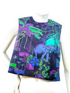 Christian Dior Raf Simons Dschungel Elefanten Print Top, ca. 2014-2015