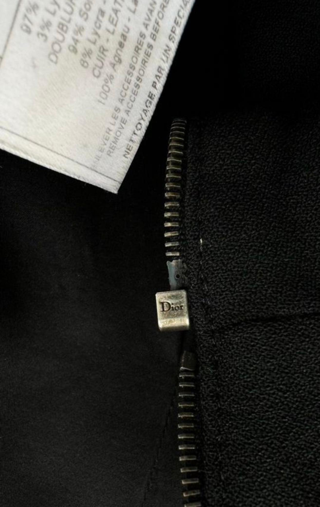 Christian Dior - Giacca impreziosita da catene e spille 36 FR in vendita 5
