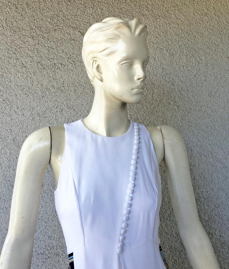 Christian Dior Vestido de Seda Bordada Raf Simmons Rare Runway en Excelente estado para la venta en Los Angeles, CA