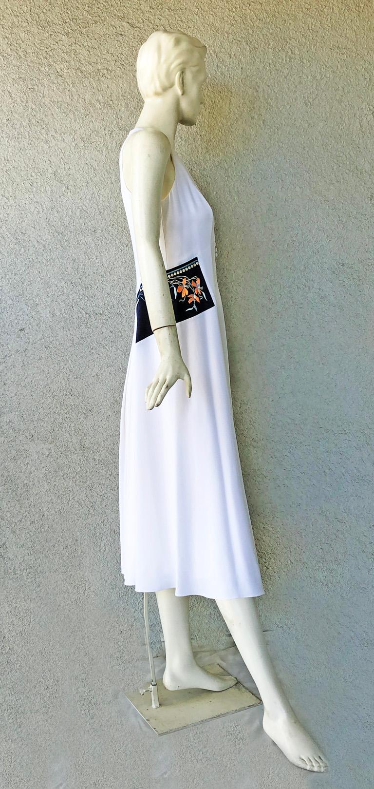 De las mujeres Christian Dior Vestido de Seda Bordada Raf Simmons Rare Runway en venta
