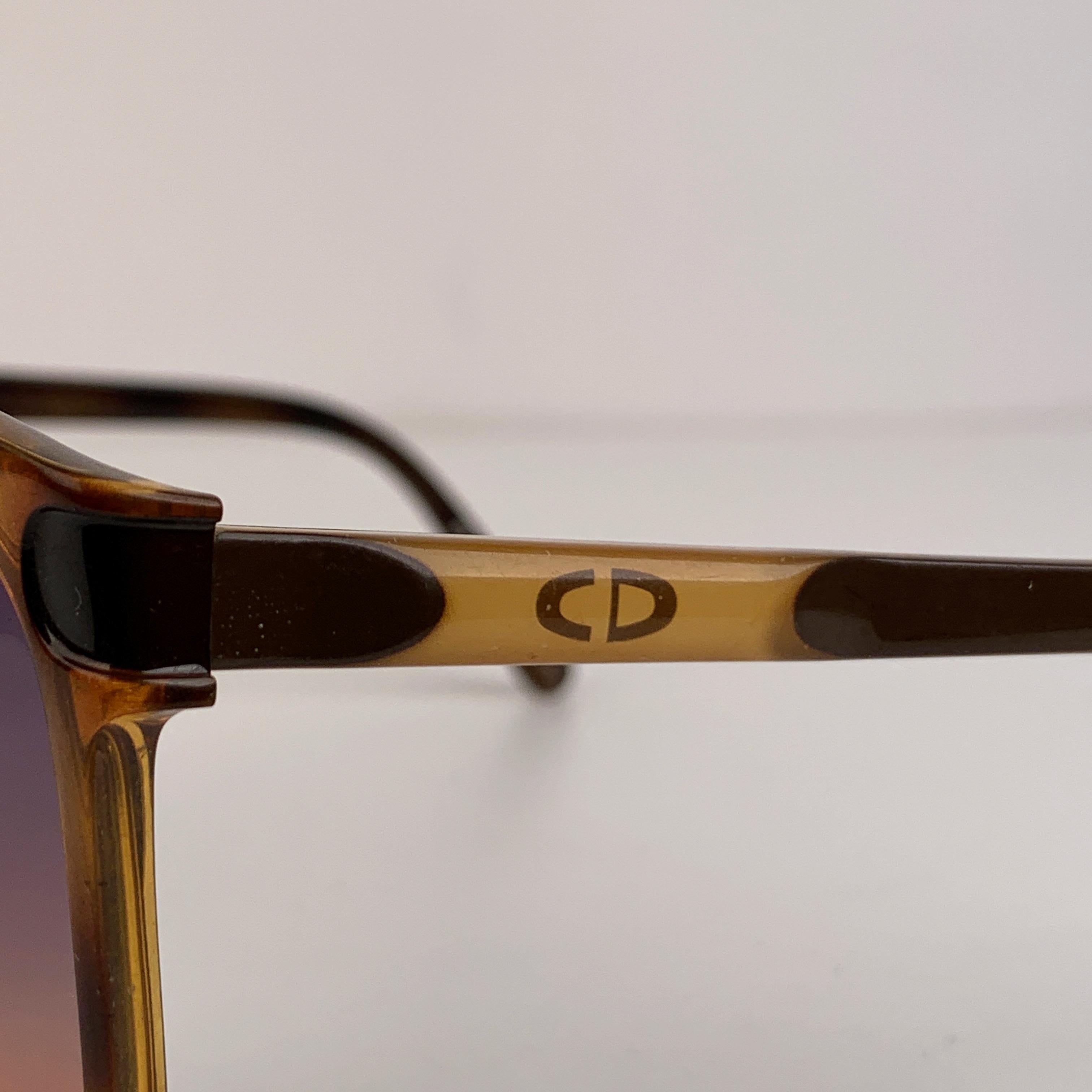 Women's Christian Dior Rare Vintage Unisex Brown Optyl Sunglasses Mod 2284