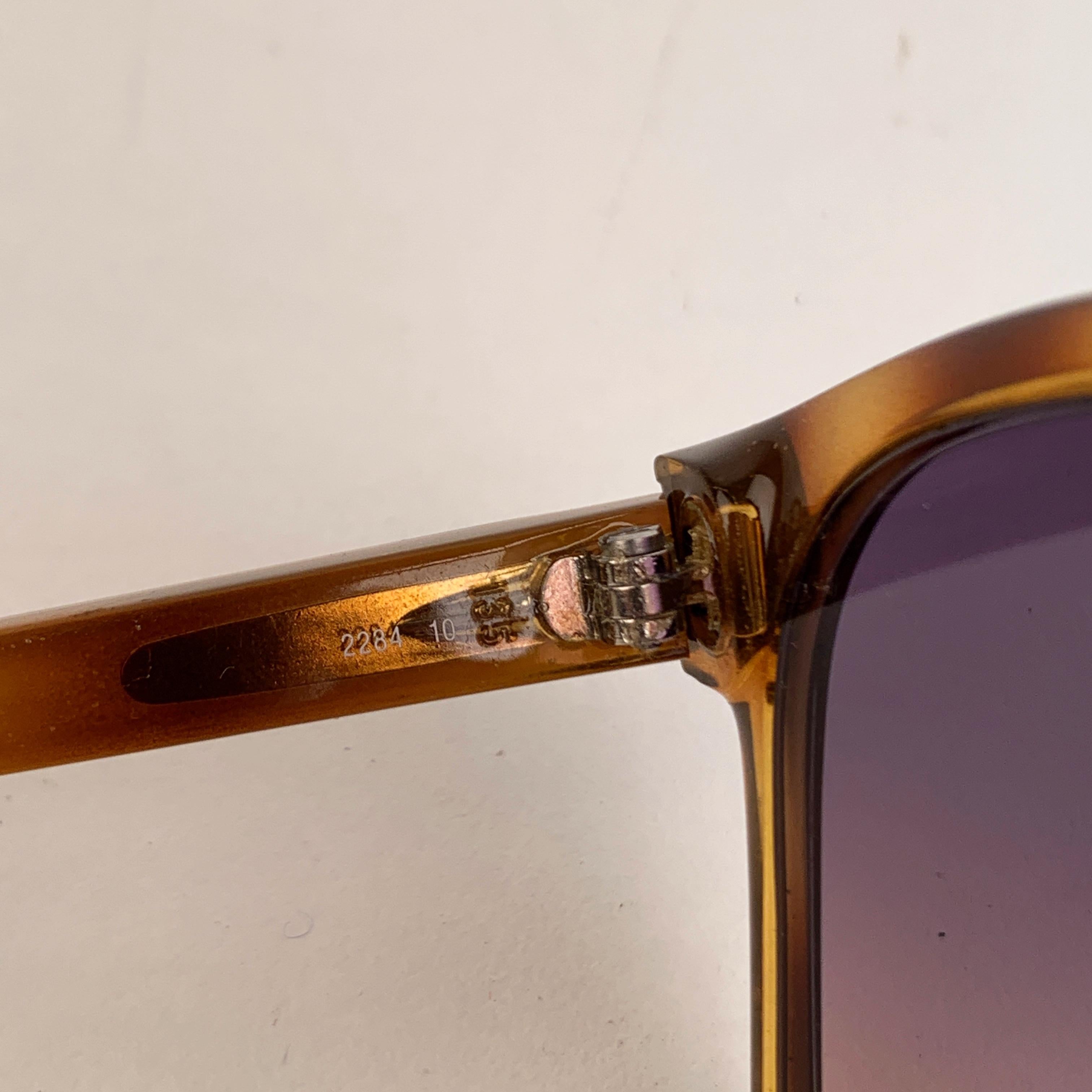 Christian Dior Rare Vintage Unisex Brown Optyl Sunglasses Mod 2284 3