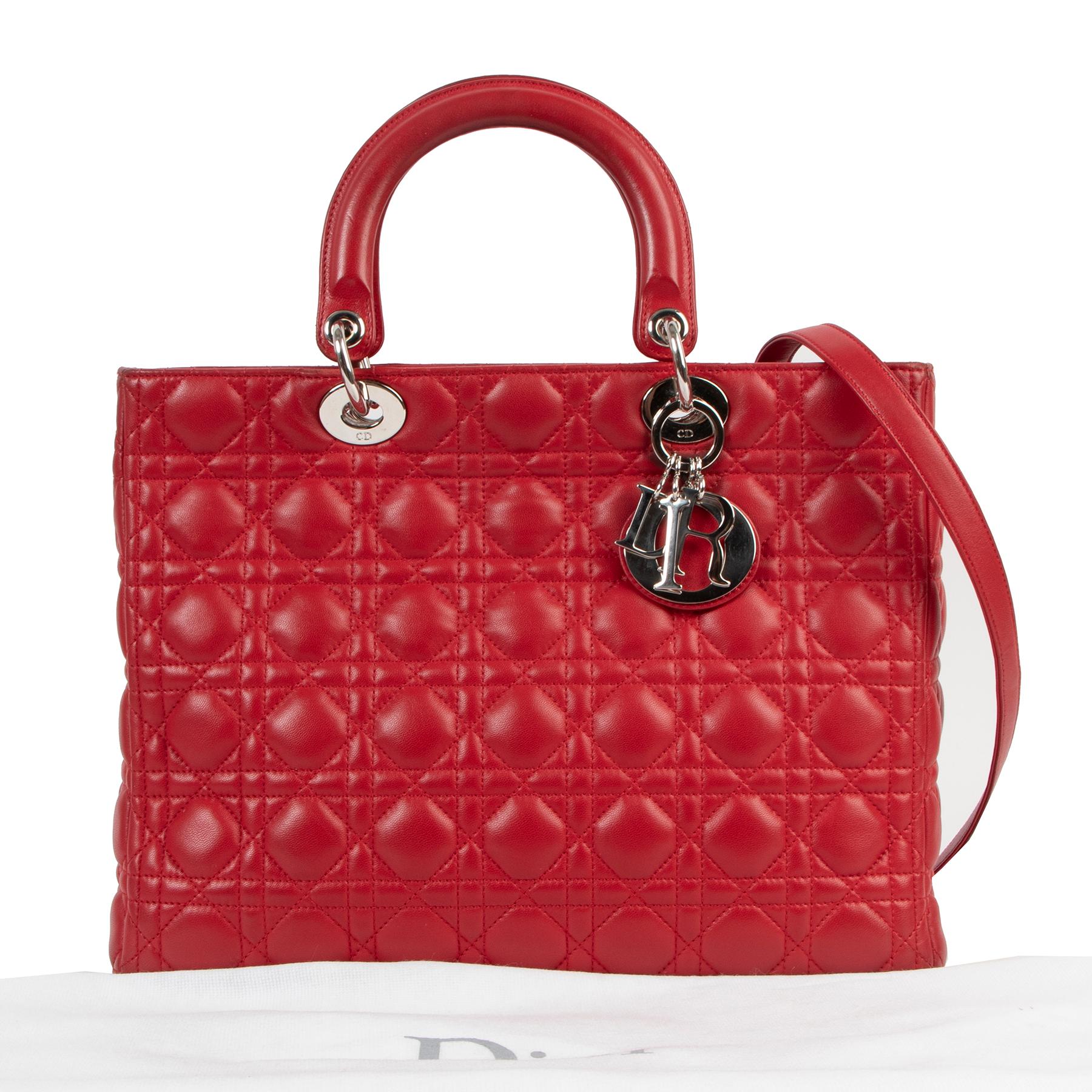 Lady dior large bag online