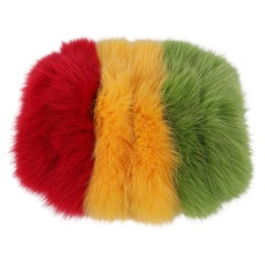 Christian Dior Rasta Fall 2004 Fox Fur Muff