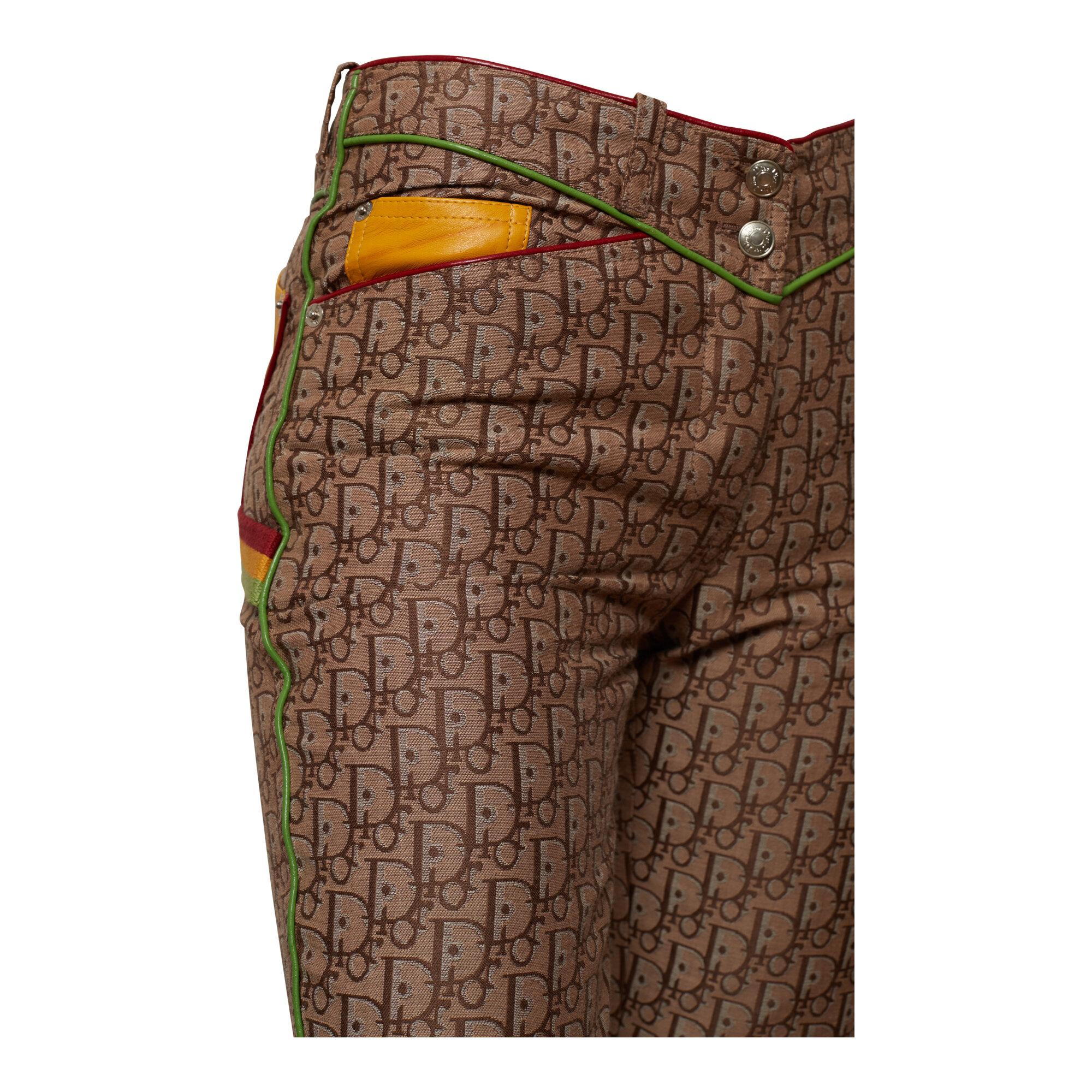 Christian Dior Rasta Pants In Excellent Condition For Sale In Eivissa, ES