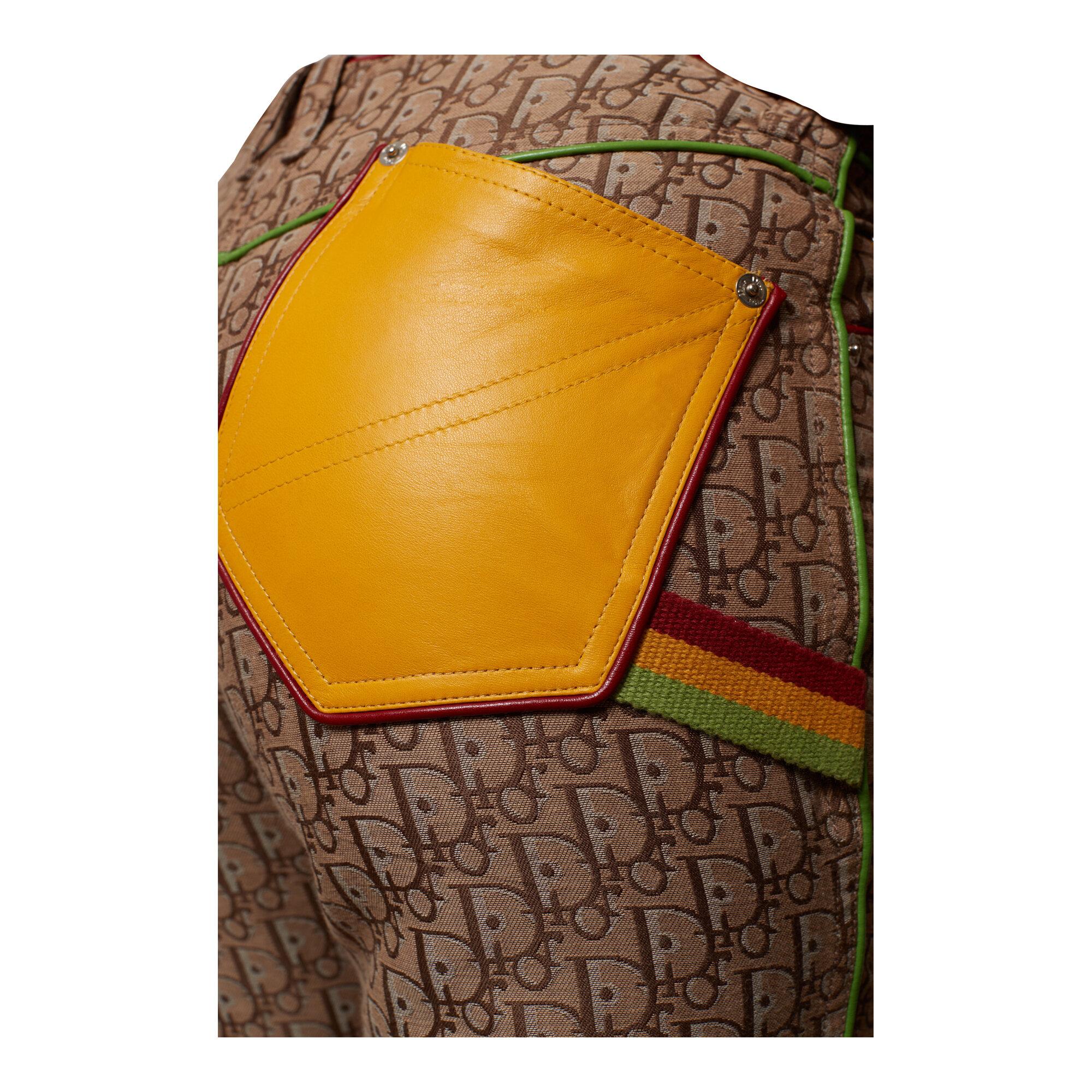 Women's or Men's Christian Dior Rasta Pants For Sale