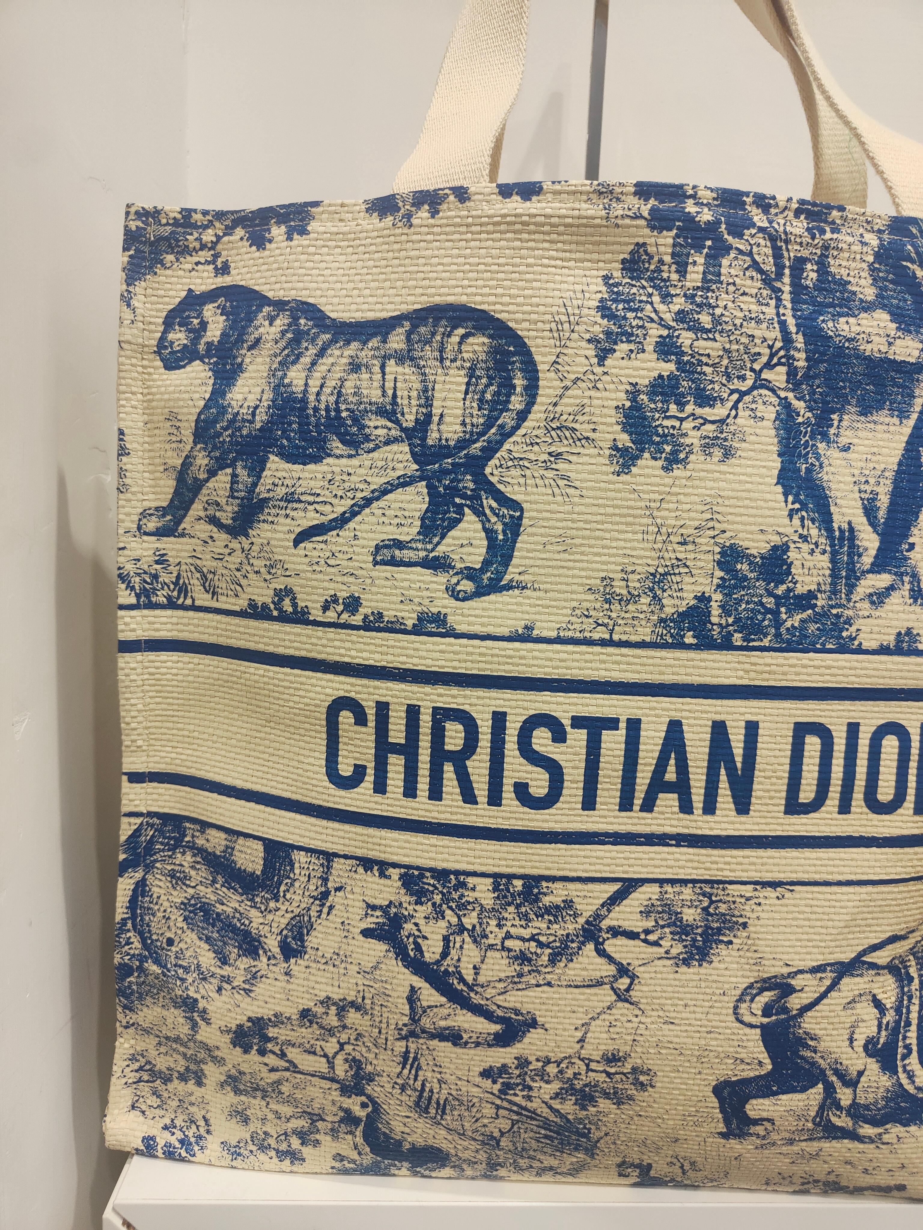 Christian Dior rattan shoulder bag 1