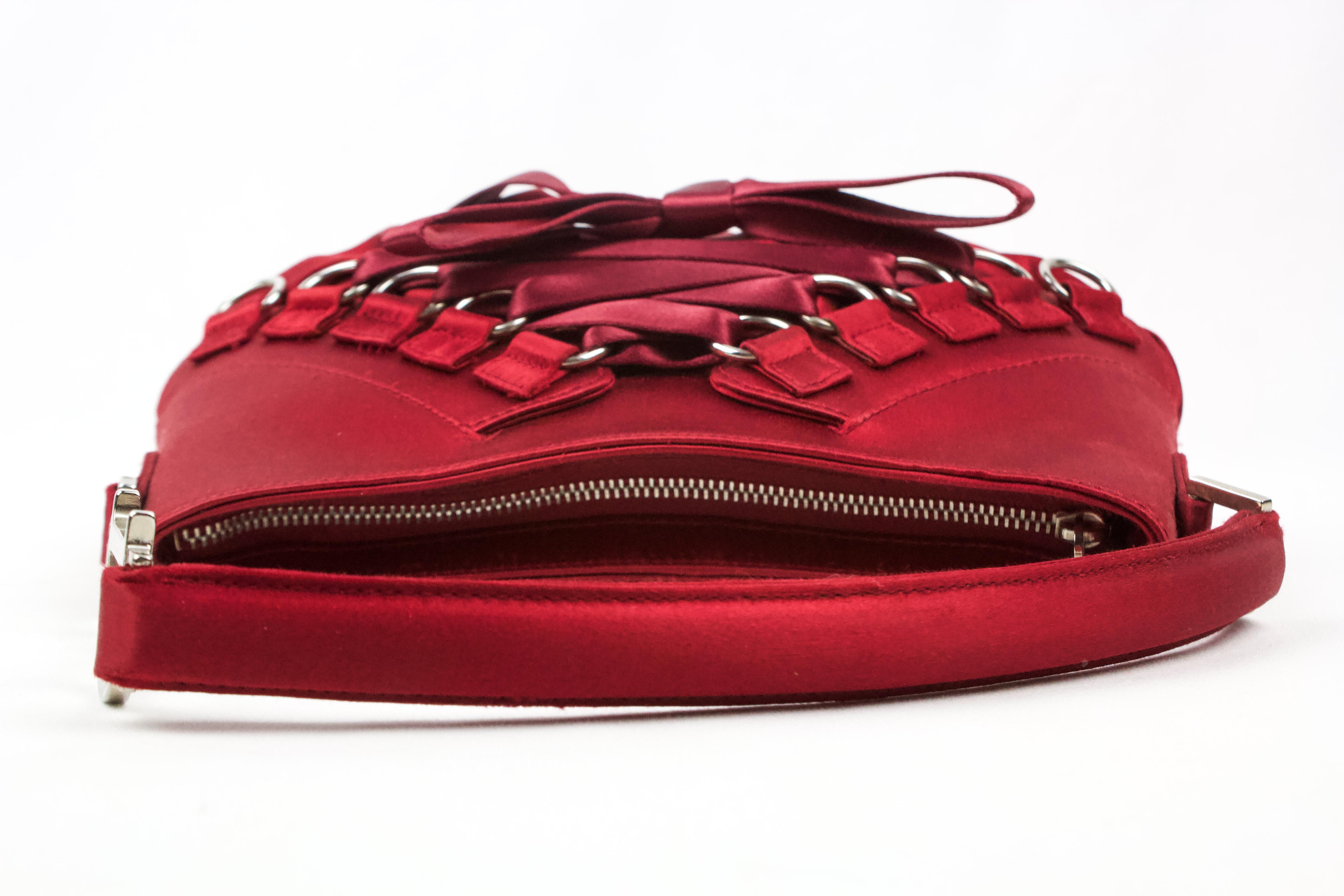 Christian Dior Red Ballerina Corset Bag 8