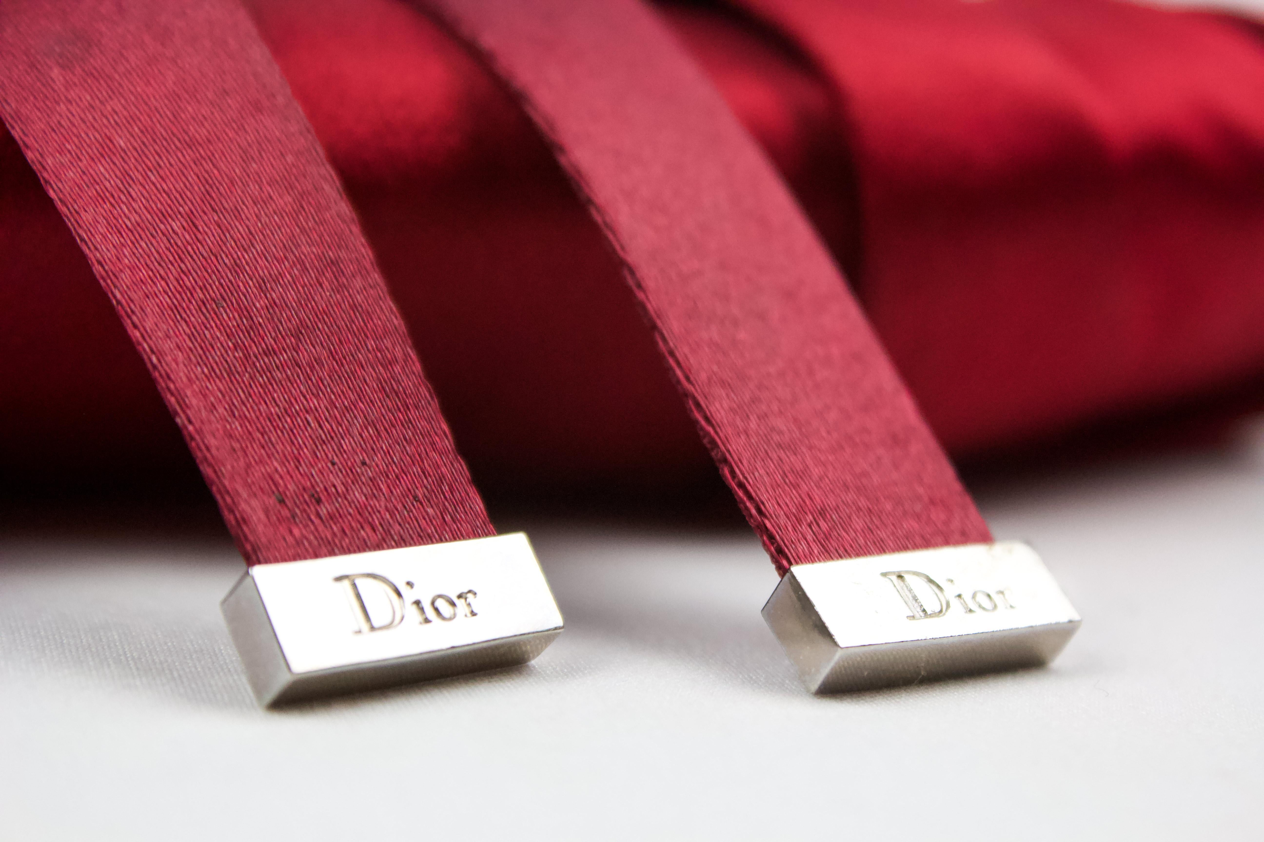 Christian Dior Red Ballerina Corset Bag 4