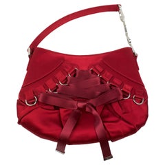 Christian Dior Red Ballerina Corset Bag