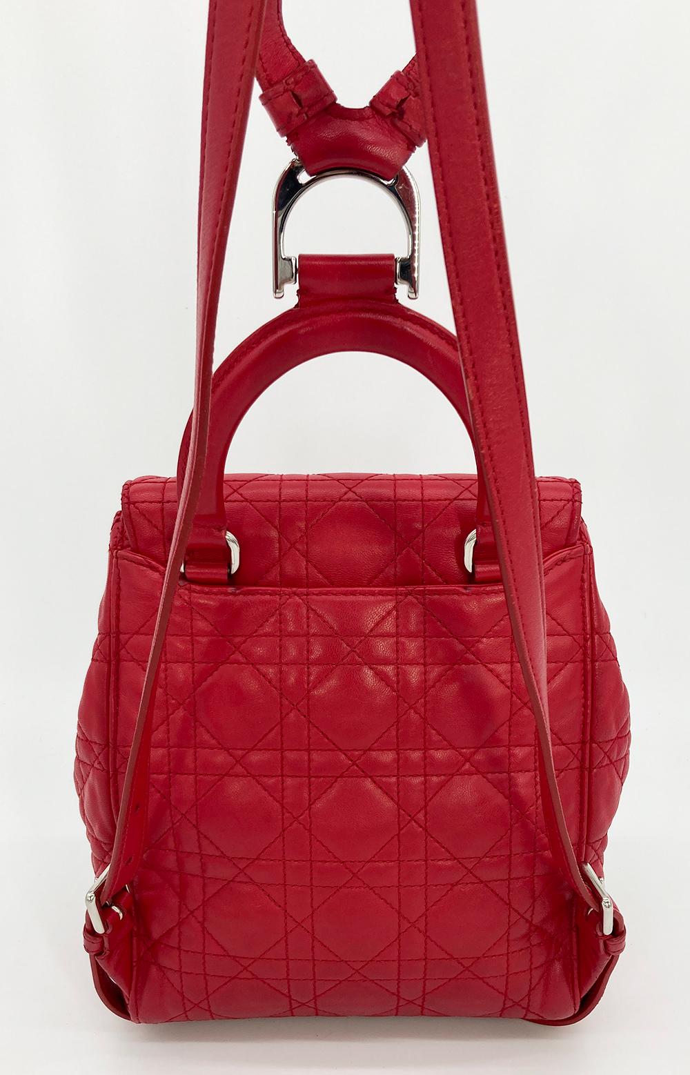 dior quilted backpack