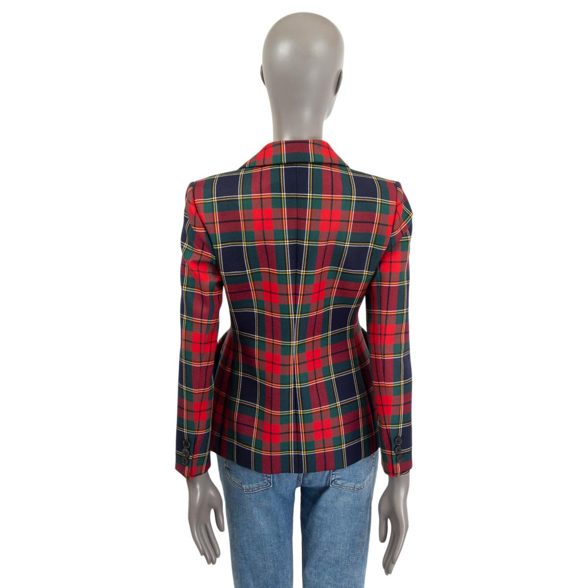 dior red tartan