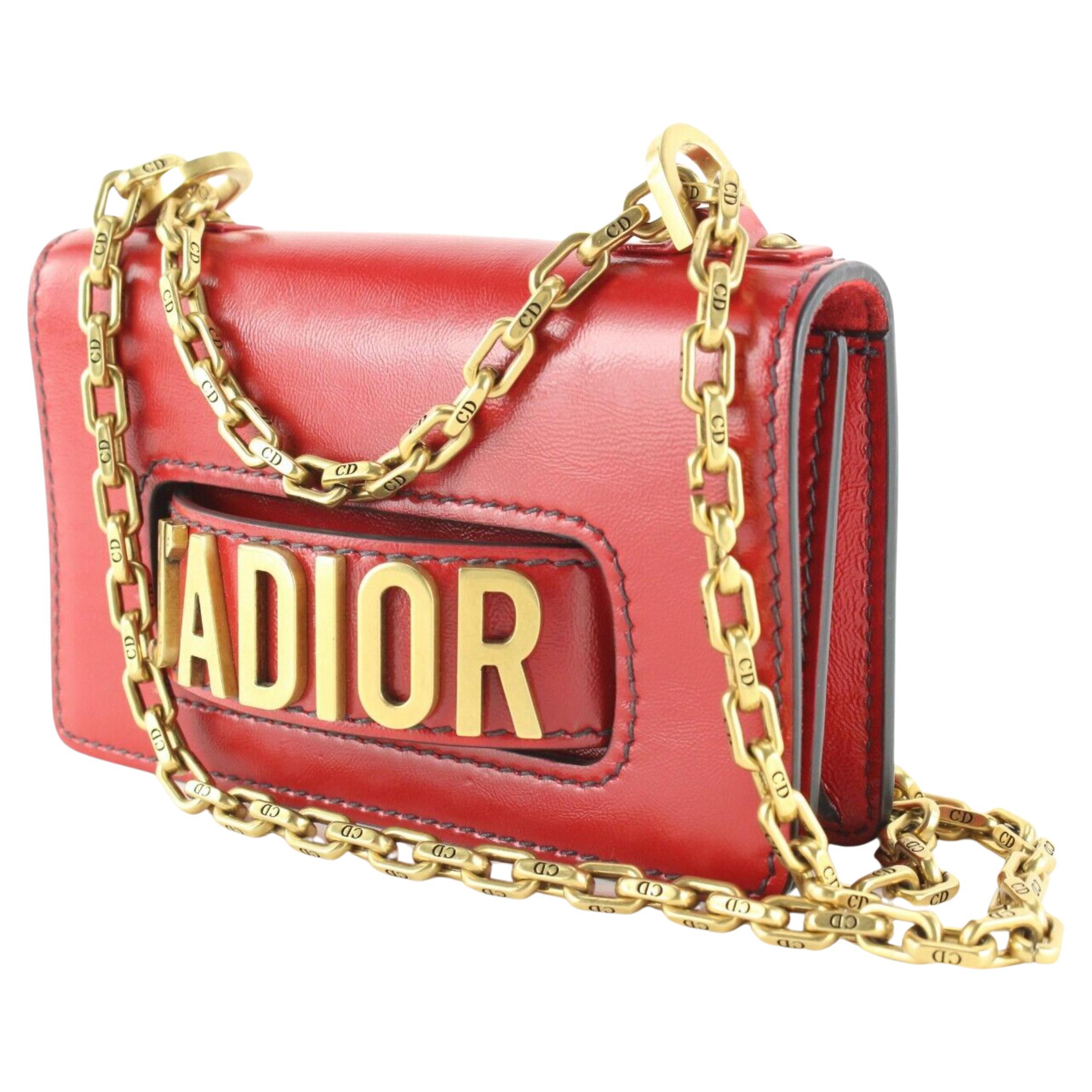 Christian Dior Red J
Adior Flap Bag Matte Calfskin Mini 1D0104