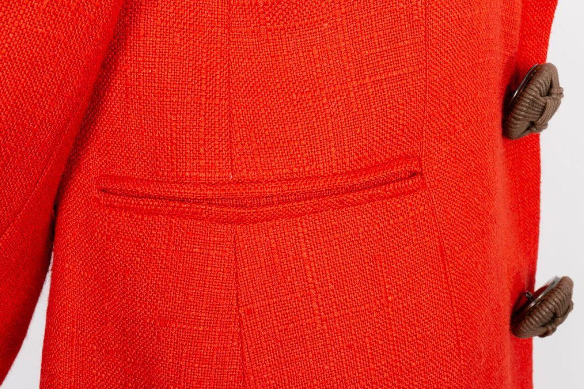 Christian Dior Dreiteiliges Set aus rotem Leinen und Baumwolle im Angebot 11