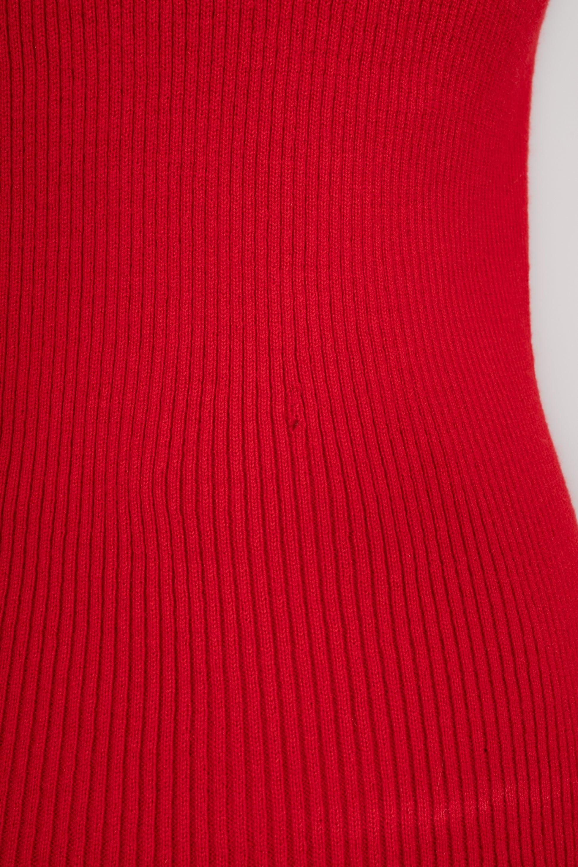 Christian Dior Roter Rock/Kleid aus Mesh und Seide, 2002 im Angebot 4