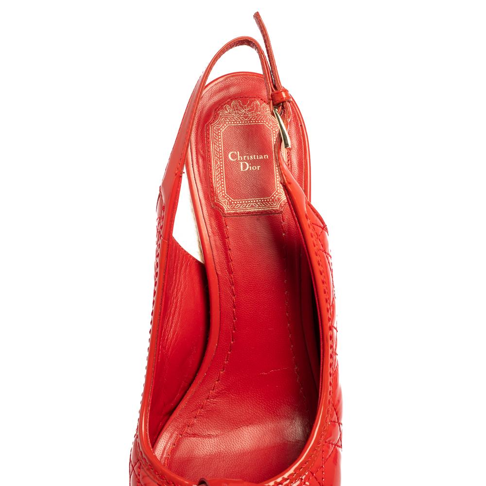 red patent leather wedges