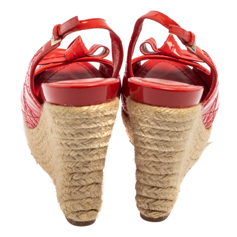 christian dior red sandals