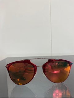 Christian Dior red Reflected Sunglasses