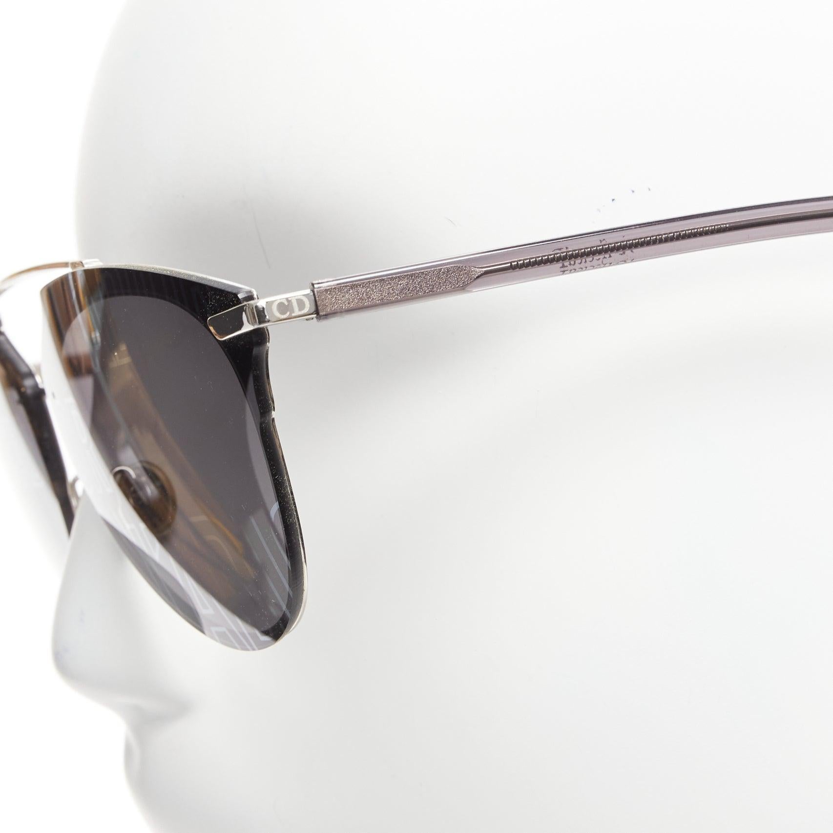 Women's CHRISTIAN DIOR Reflected P J'adior printed black lens sunglasses For Sale