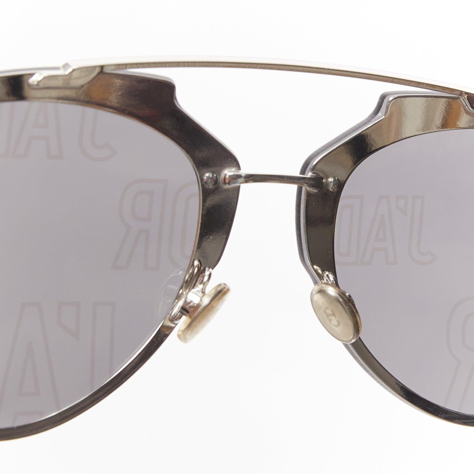CHRISTIAN DIOR Reflected P J'adior printed black lens sunglasses For Sale 4