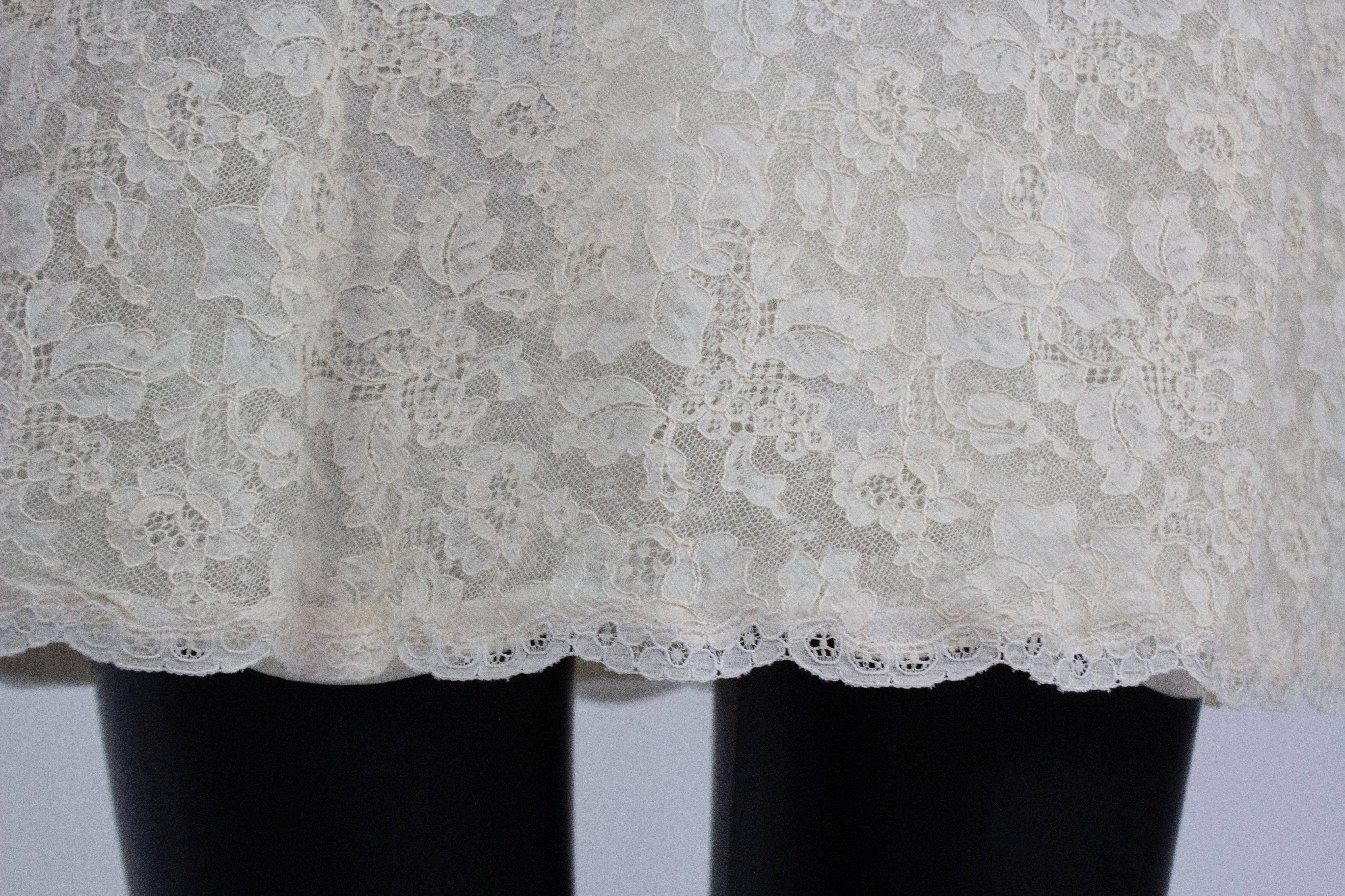 Christian Dior Resort 1998 Lace Mini Dress 5